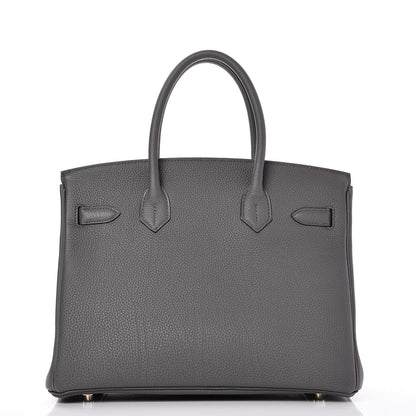 Hermes Togo Birkin 30 Etain 5 of 37