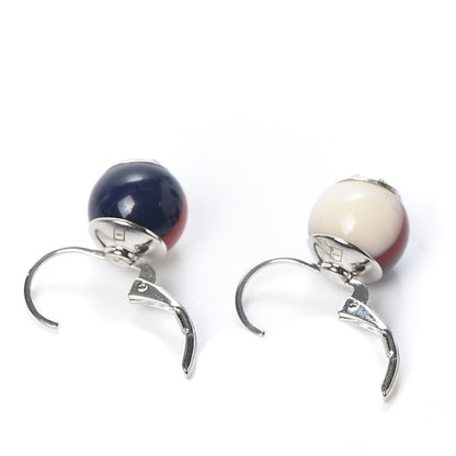Gucci Resin Web Earrings Red Blue White 3 of 6