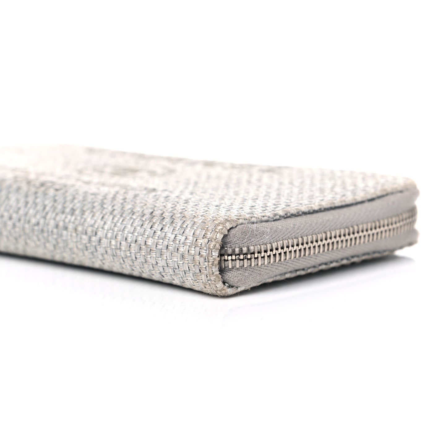 Canvas Deauville Zip Around Wallet Grey