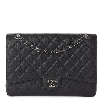 Chanel Caviar Quilted Maxi Single Flap Black 1 of 12