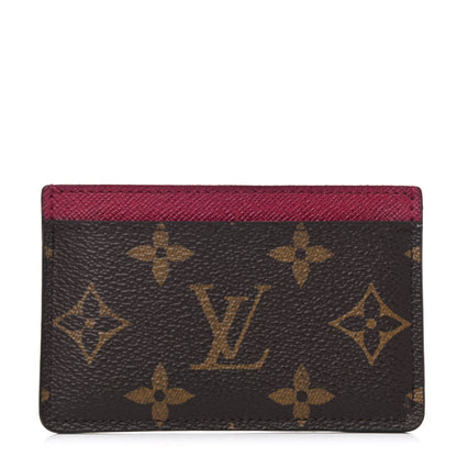 Louis Vuitton Monogram Card Holder Fuchsia 1 of 9