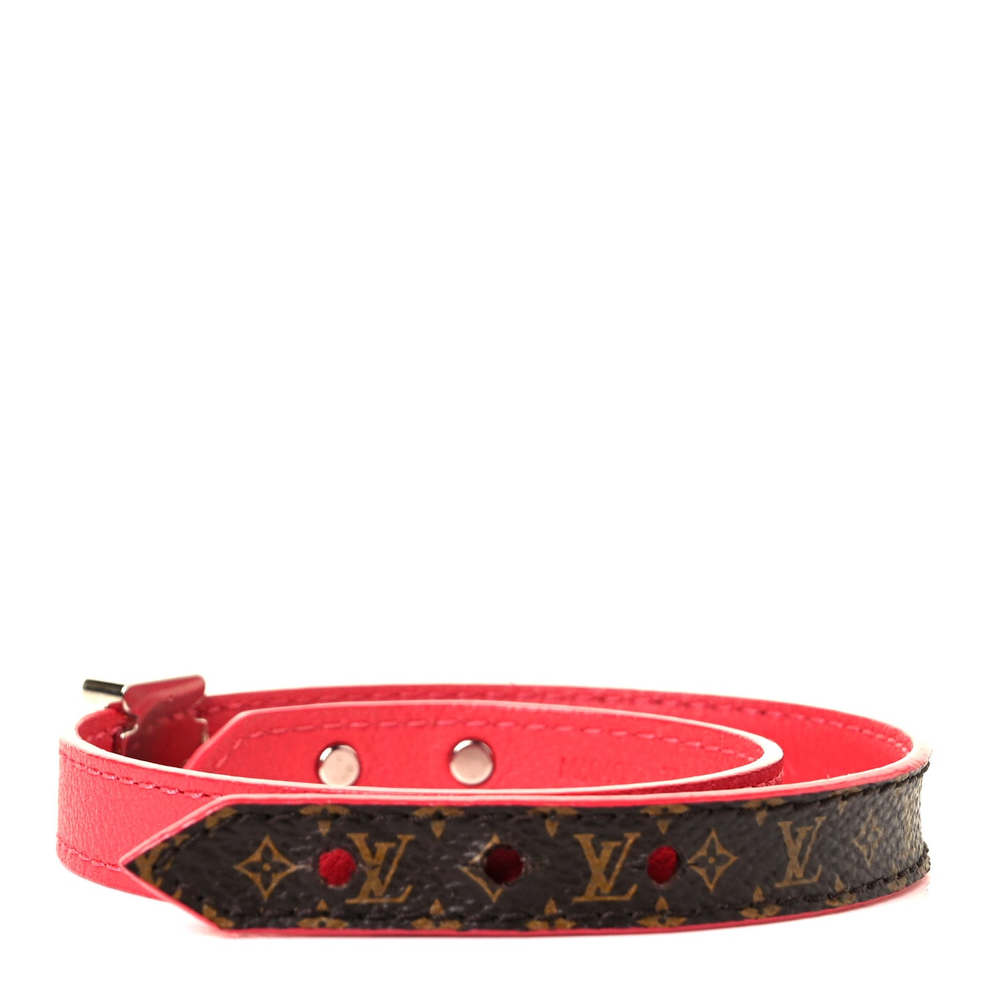 Monogram Lockit Bracelet 17 Passion Red