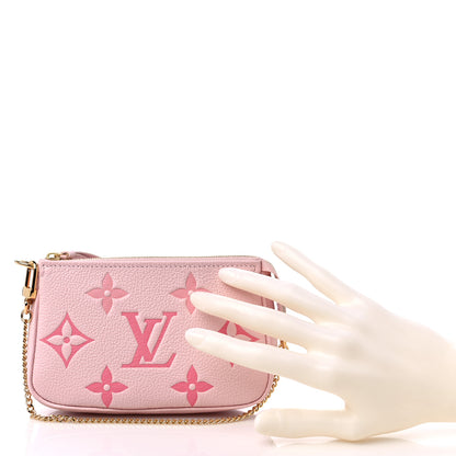 Louis Vuitton Empreinte Monogram Giant By The Pool Mini Pochette Accessories Bouton De Rose 2 of 8