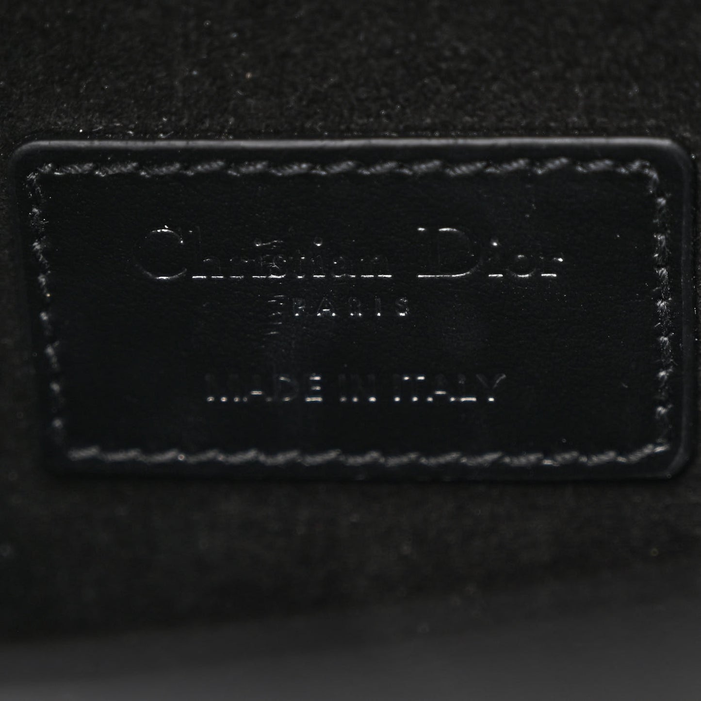 Calfskin Cannage Diamond Medium Lady D-Joy Black