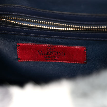 Valentino Garavani Mink Fur Colorblock Small Glam Lock Rockstud Flap Multicolor 6 of 9