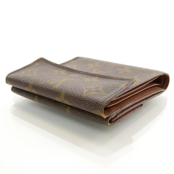 Monogram Porte-Monnaie Billets Cartes Credit Wallet