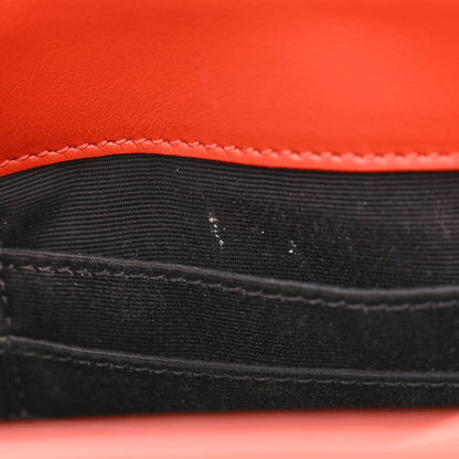 Saint Laurent Calfskin Y Quilted Monogram Toy Loulou Crossbody Bag Coral 11 of 14
