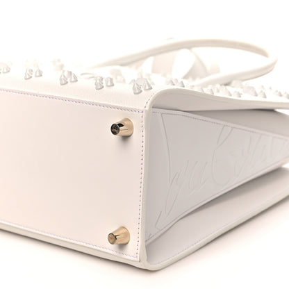 Christian Louboutin Calfskin Spikes Loubinthesky Medium Paloma Bianco 10 of 11