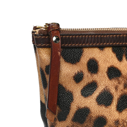 Dolce & Gabbana Coated Canvas Leopard Print Tote 11 of 15