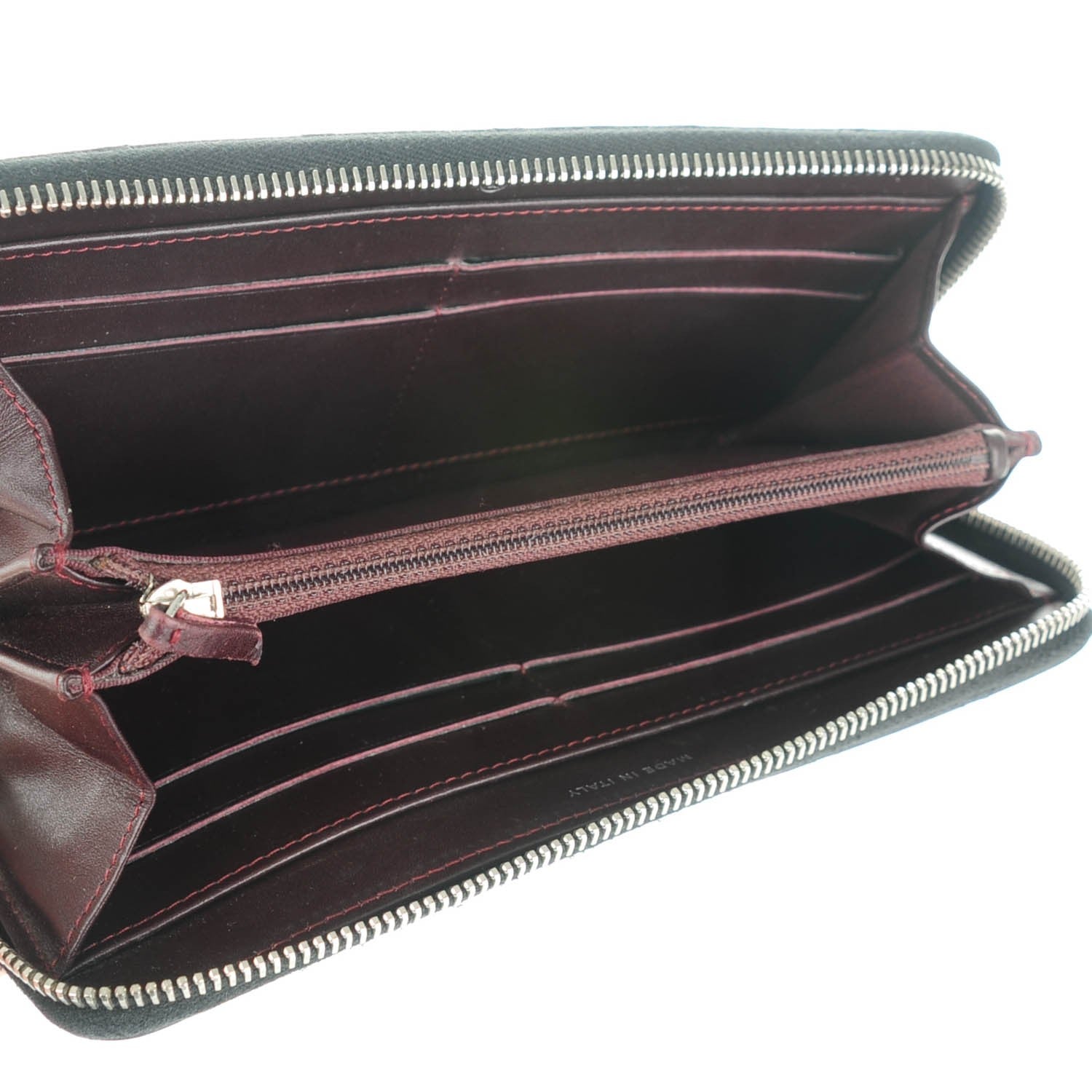 Chanel Caviar Quilted Large Gusset Zip Around Wallet Black 5 of 8