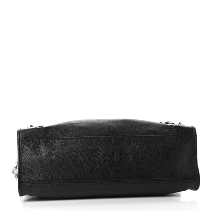 Balenciaga Chevre Gold Metallic Edge Hardware City Black 3 of 6