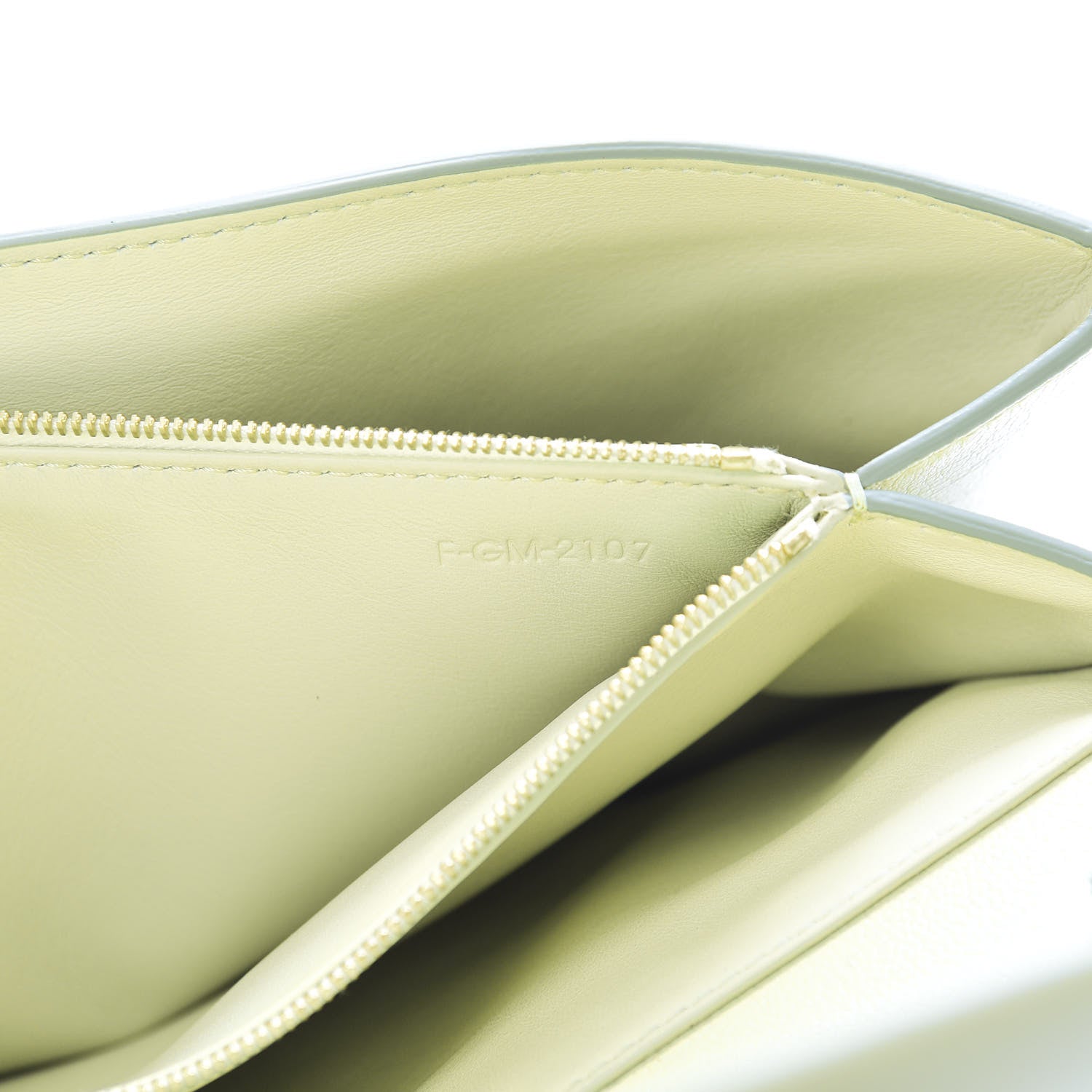 Celine Calfskin Folded Clutch With Strap Jade 8 of 12