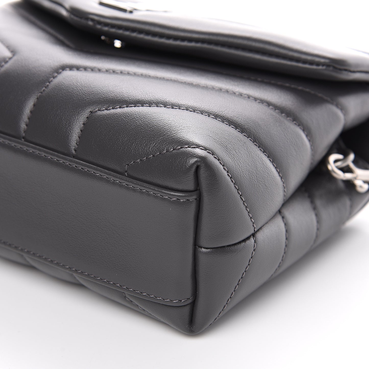 Calfskin Y Quilted Monogram Toy Loulou Crossbody Bag Storm