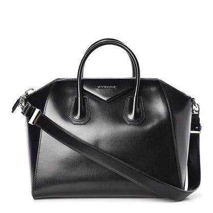 Givenchy Shiny Lord Calfskin Medium Antigona Black 1 of 7