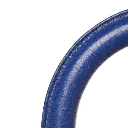 Christian Dior Lambskin Cannage Granville Polochon Blue 20 of 21