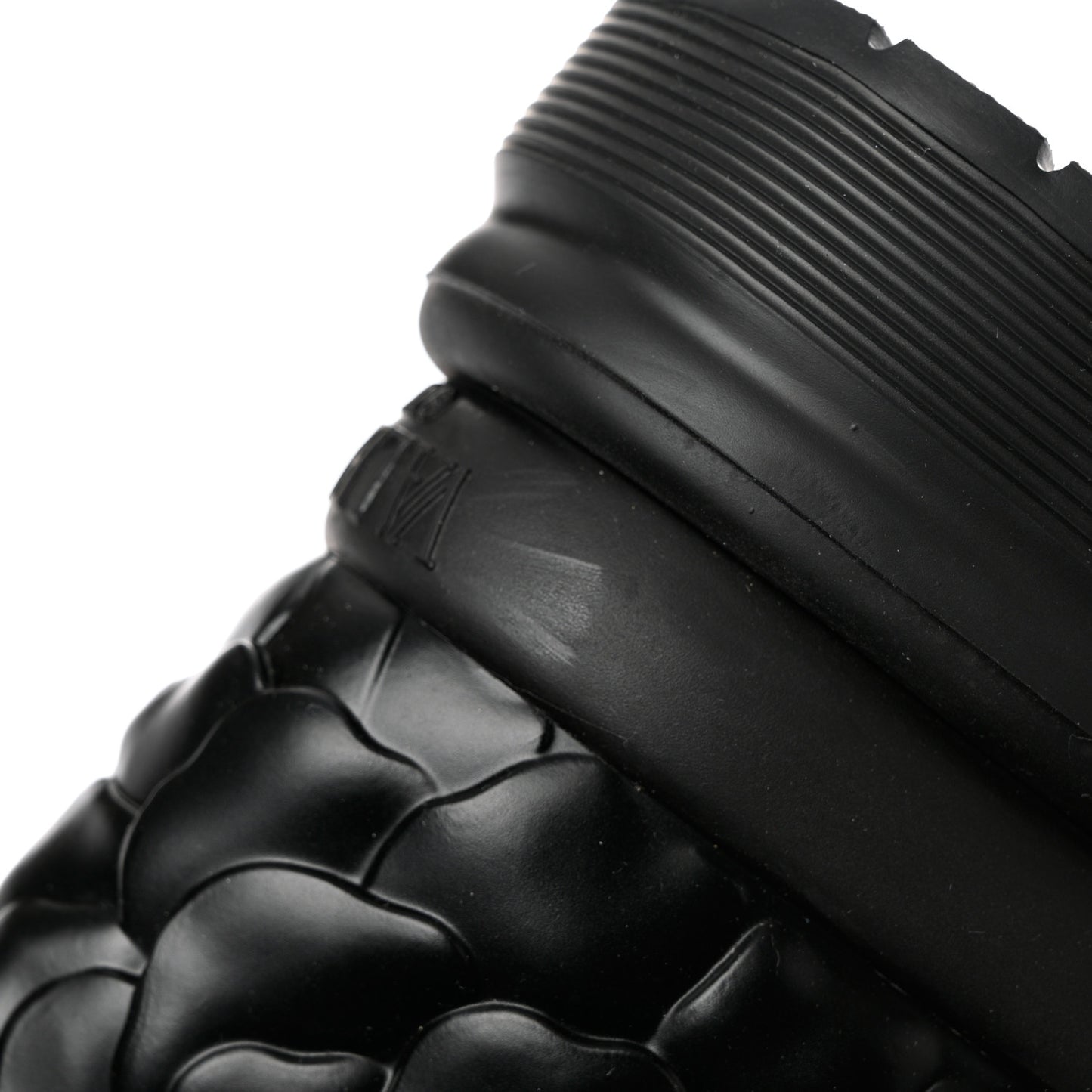 Rubber Atelier 03 Rose Edition 30/50mm Tall Rainboots 38 Black