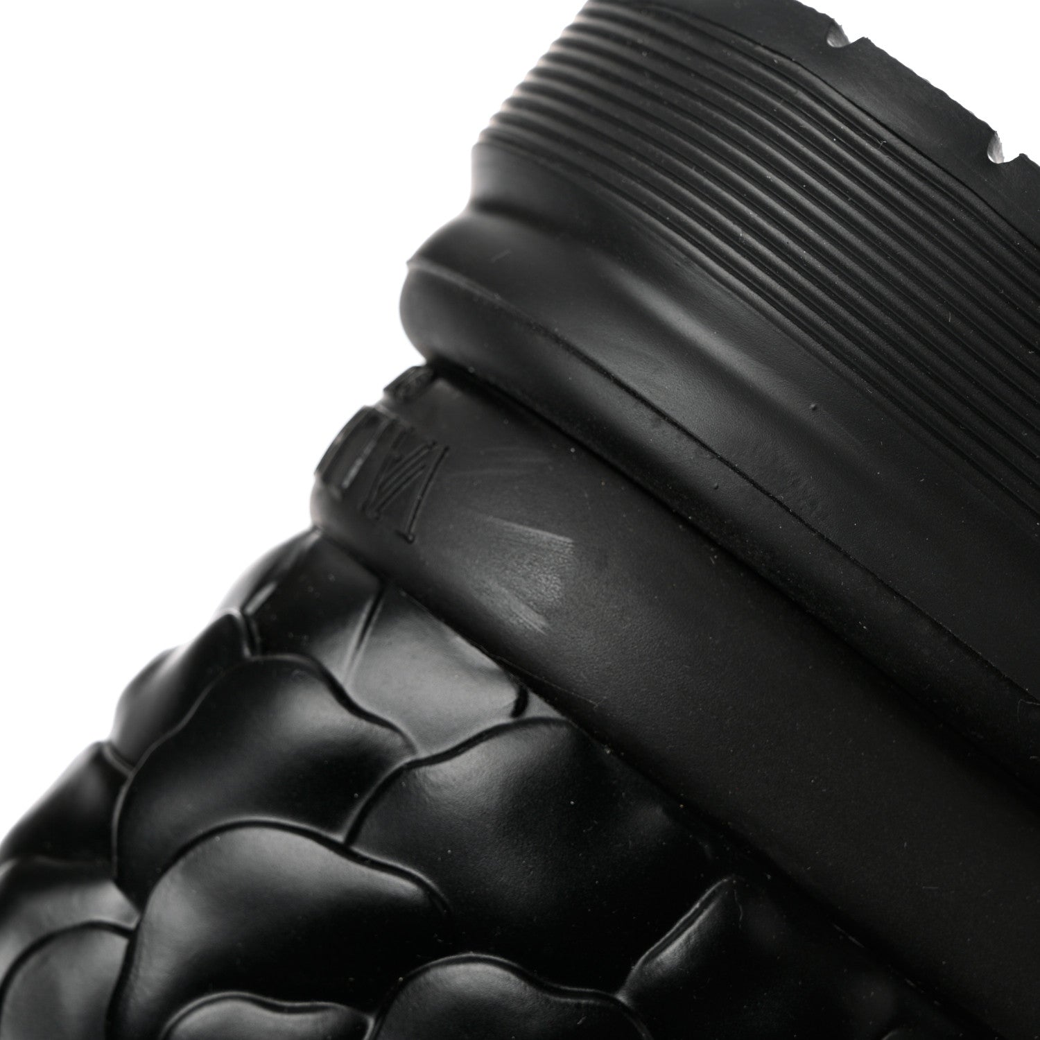 Valentino Garavani Rubber Atelier 03 Rose Edition 30/50mm Tall Rainboots 38 Black 9 of 10