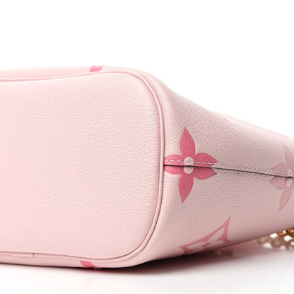 Louis Vuitton Empreinte Monogram Giant By The Pool Marshmallow Hobo PM Bouton De Rose 7 of 10