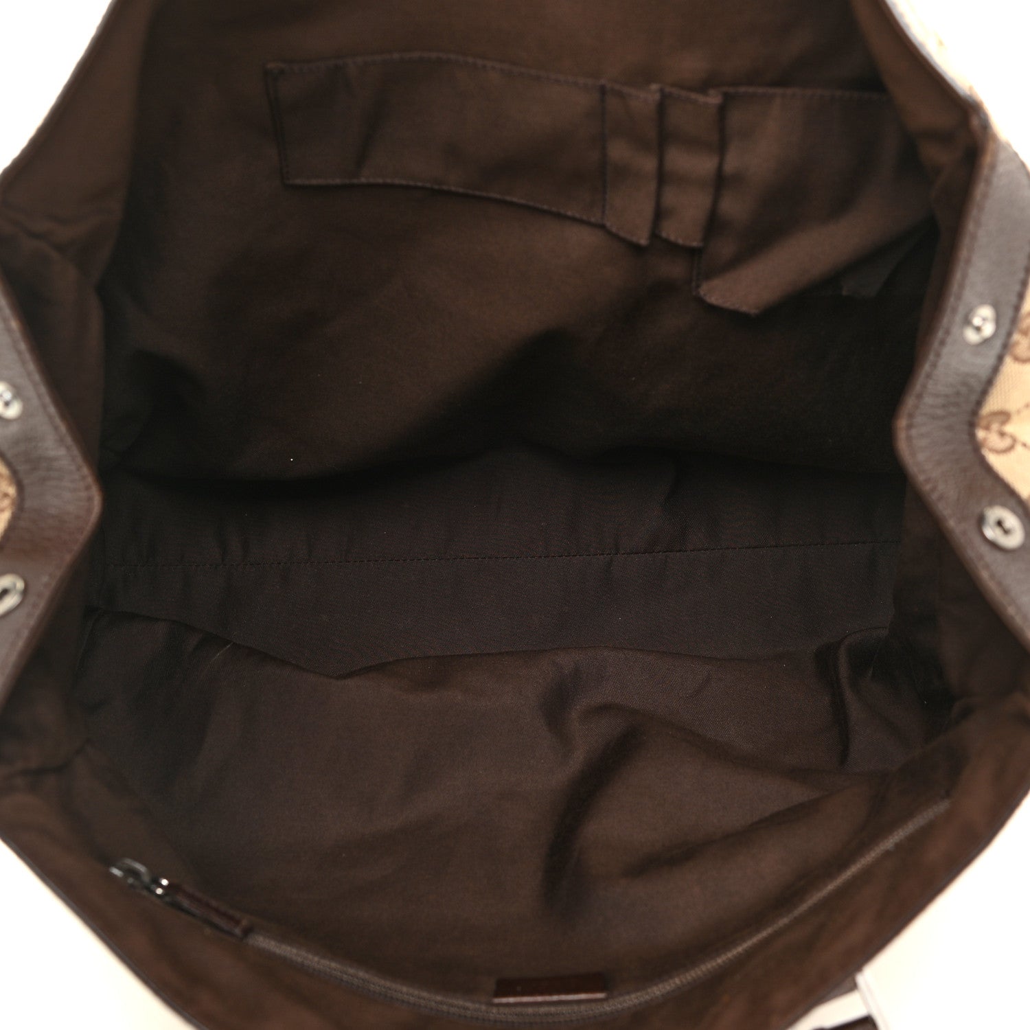 Gucci Monogram Large Tote Dark Brown 4 of 17