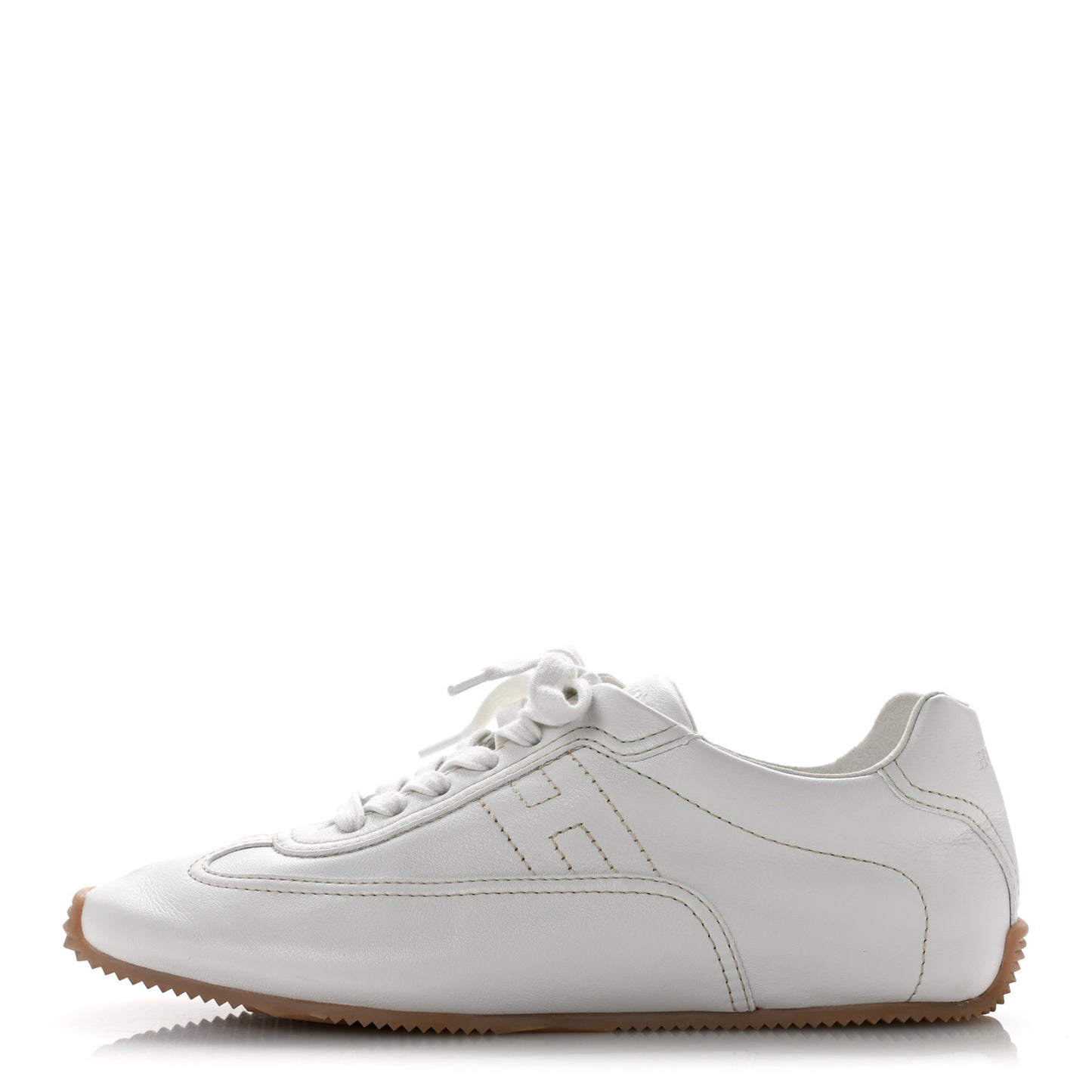Supple Calfskin Master Sneakers 38 Beige Glaise