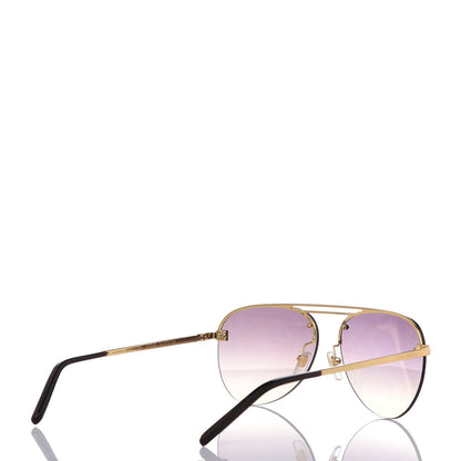 Louis Vuitton Clockwise Sunglasses Z1020E Gold 4 of 8