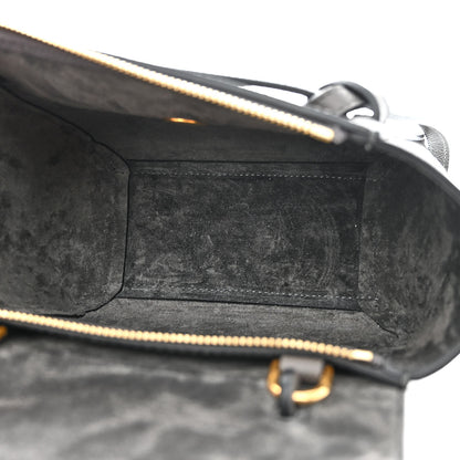 Celine Grained Calfskin Nano Belt Bag Grey 5 of 11
