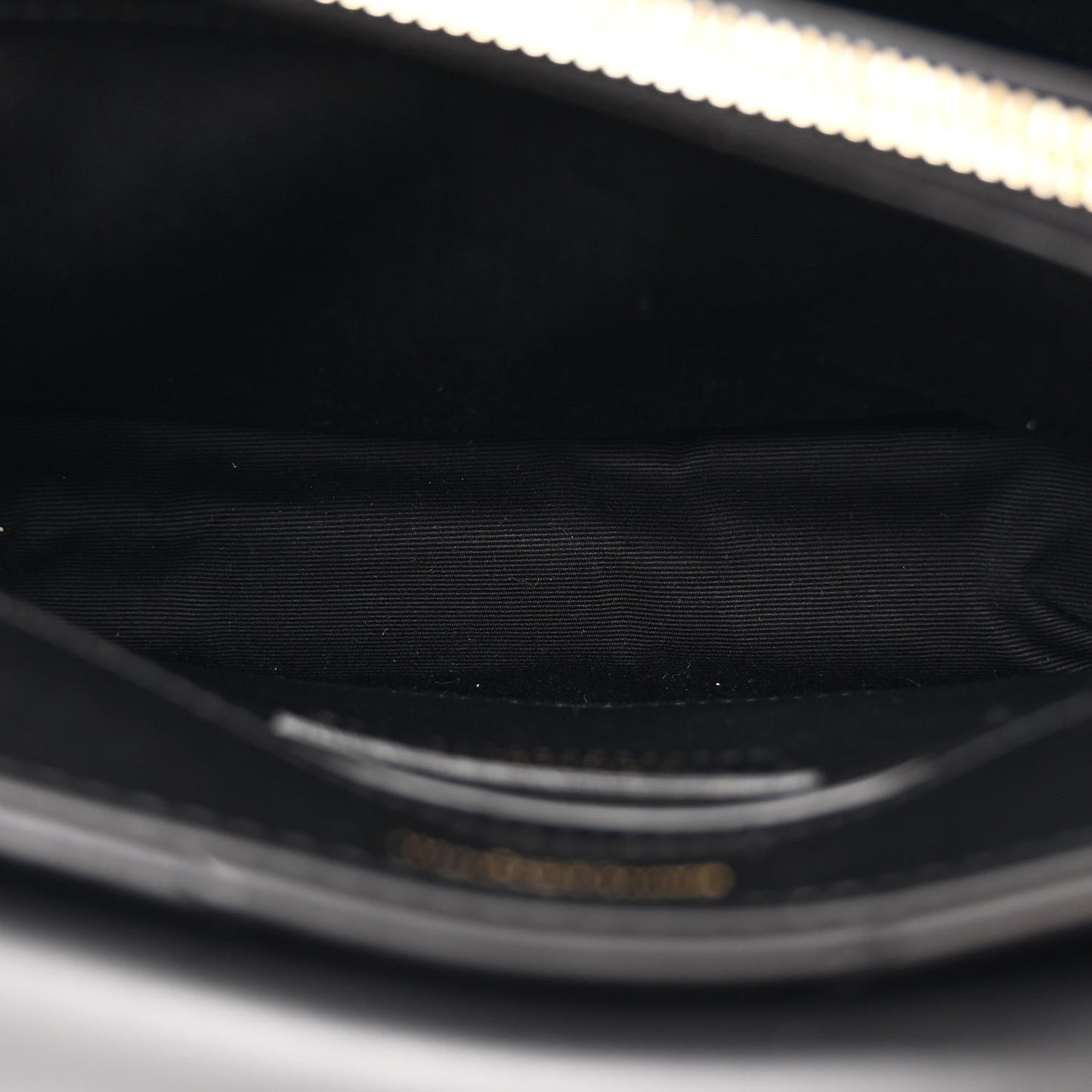 Calfskin Y Quilted Monogram Small Loulou Chain Satchel Black
