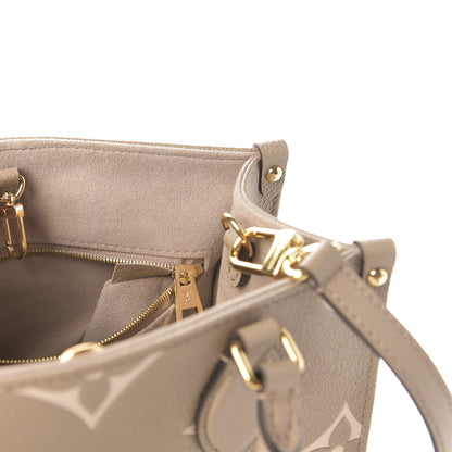 Louis Vuitton Empreinte Monogram Giant Onthego PM Tourterelle Creme 7 of 10