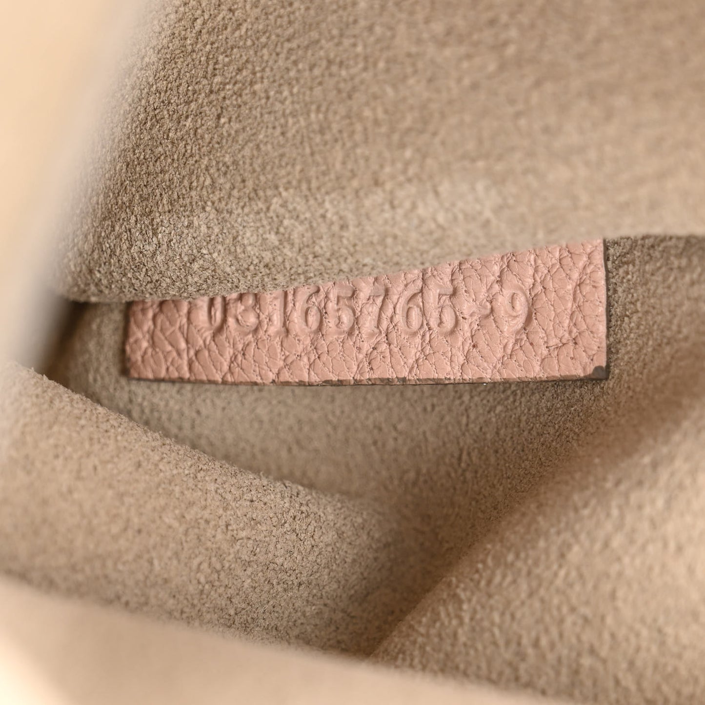 Grained Lambskin Drew Shoulder Bag Cement Pink