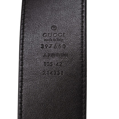 Gucci Moon Calfskin Double G 40mm Belt 105 42 Dark Cocoa 3 of 5
