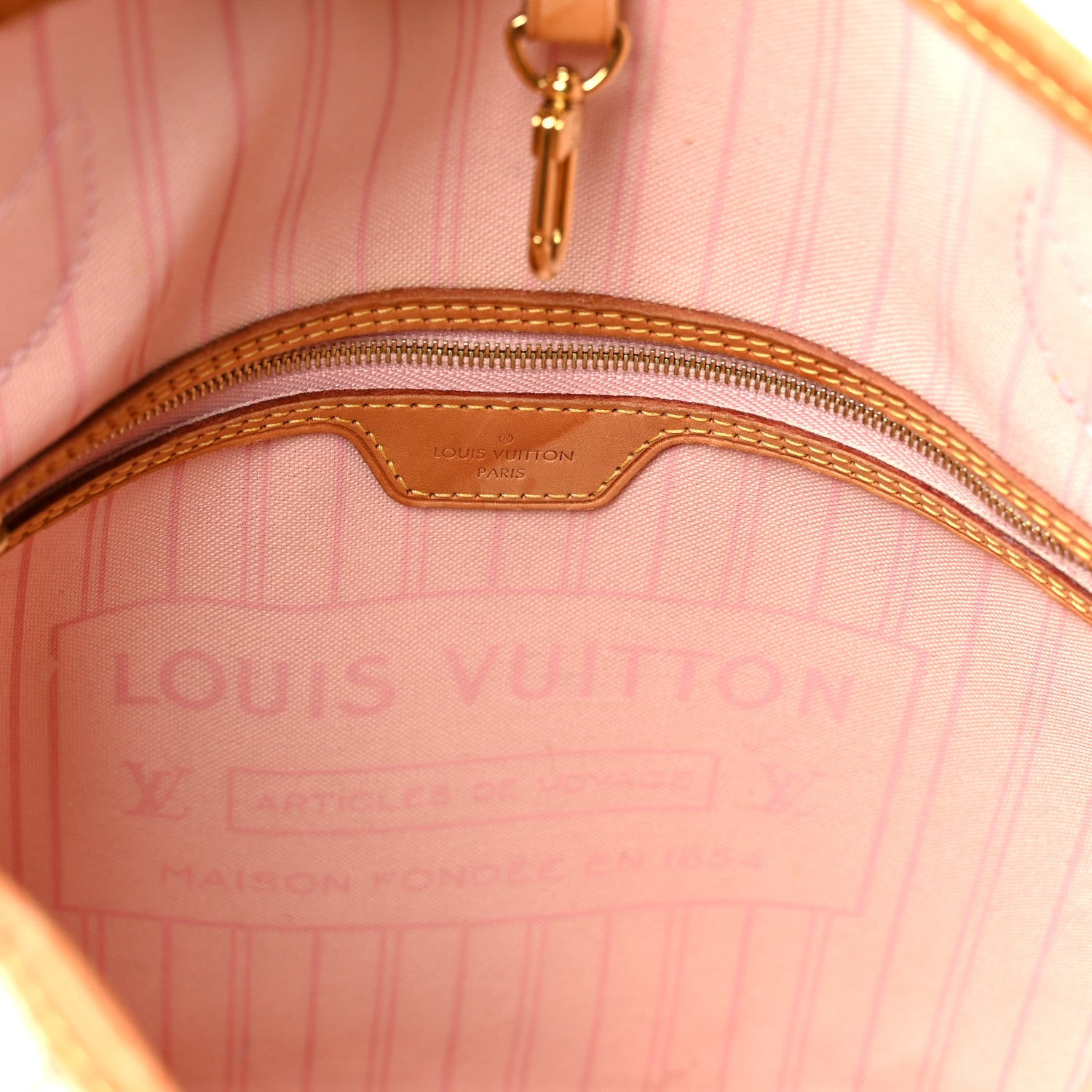 Louis Vuitton Damier Azur Neo Neverfull MM Rose Ballerine 6 of 15