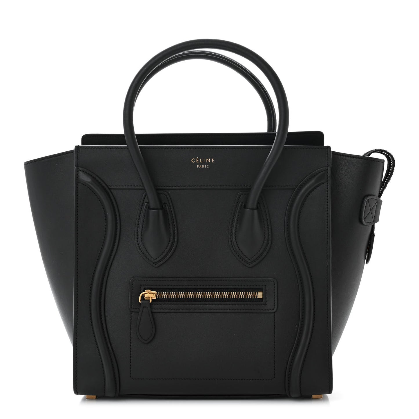 Smooth Calfskin Micro Luggage Black