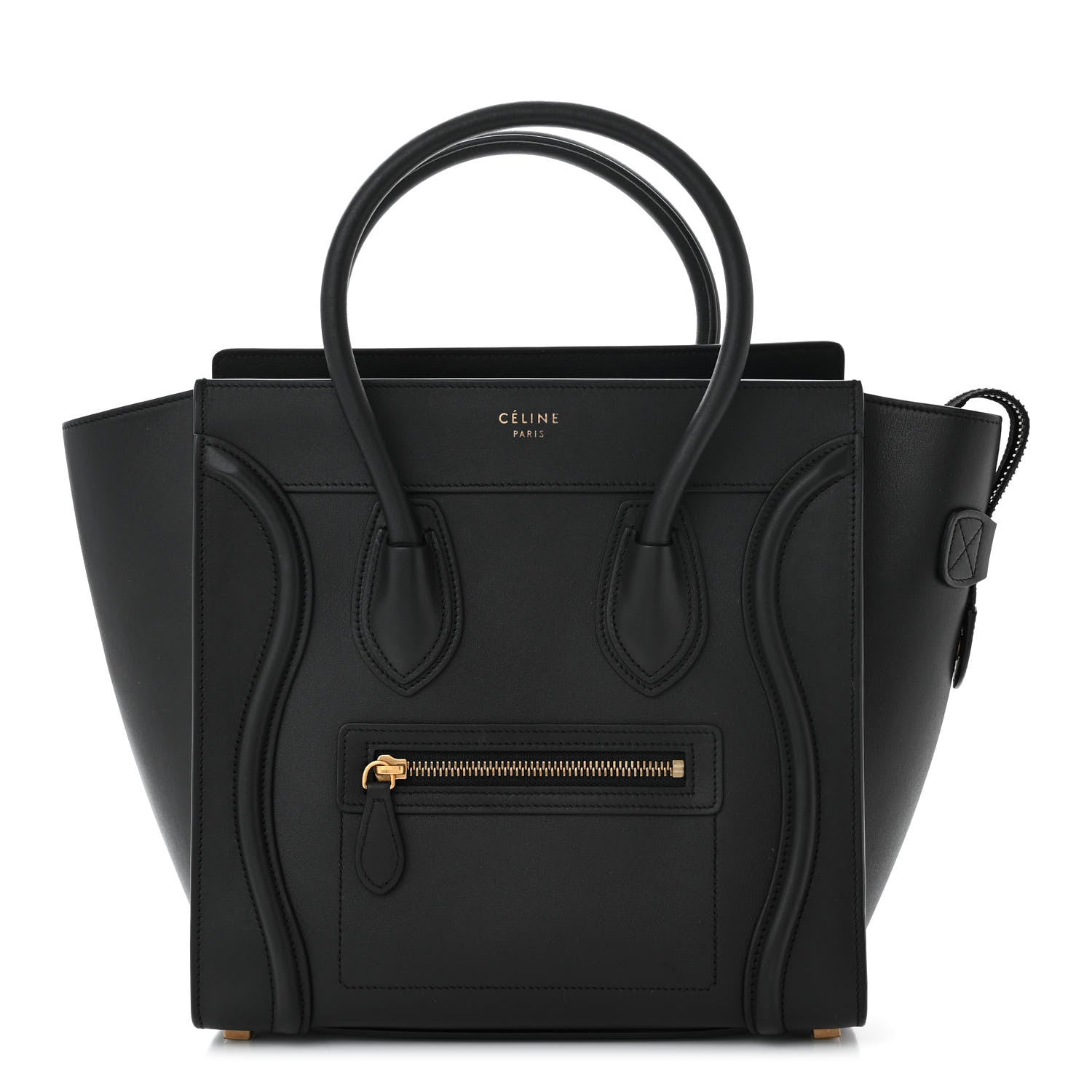 Celine Smooth Calfskin Micro Luggage Black 1 of 10