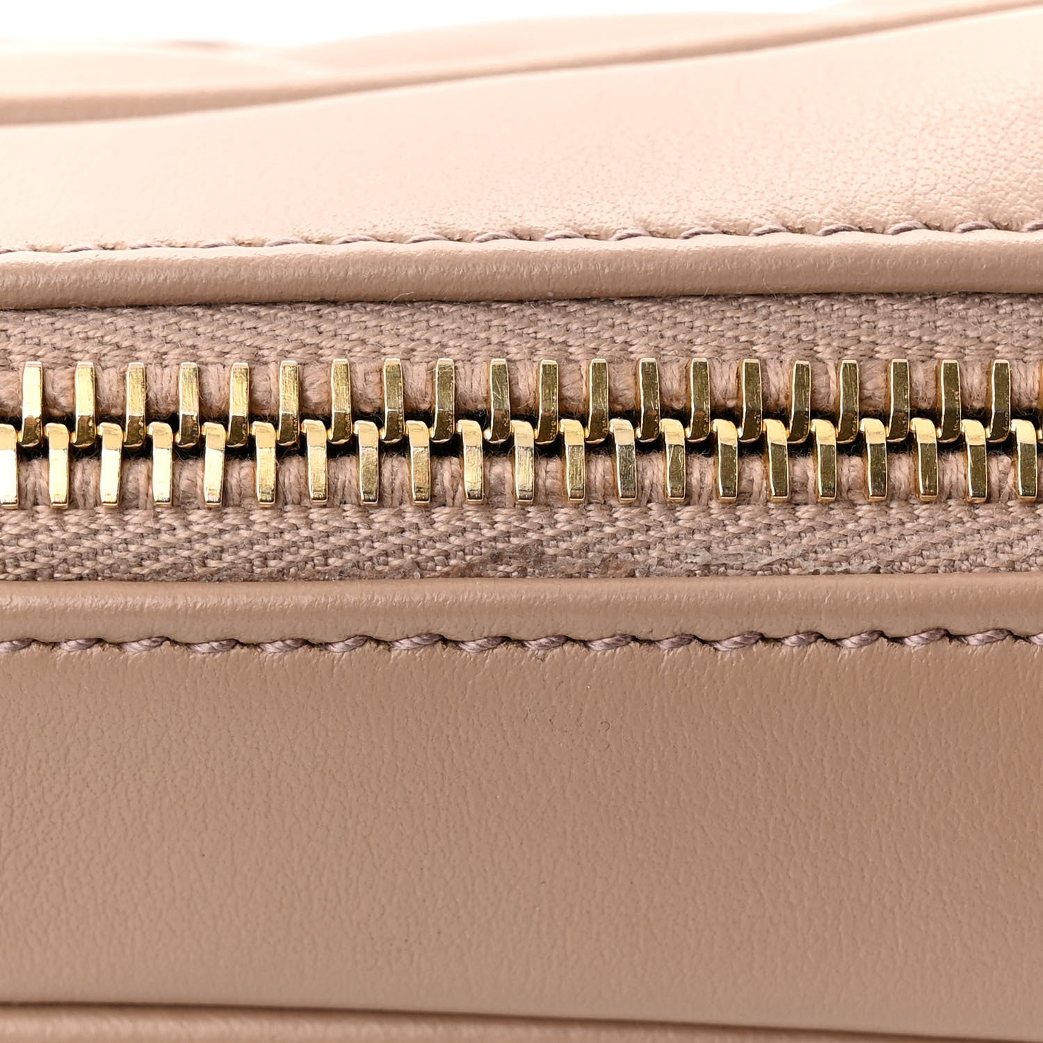 Saint Laurent Calfskin Matelasse Monogram Lou Camera Bag Dark Beige 11 of 11