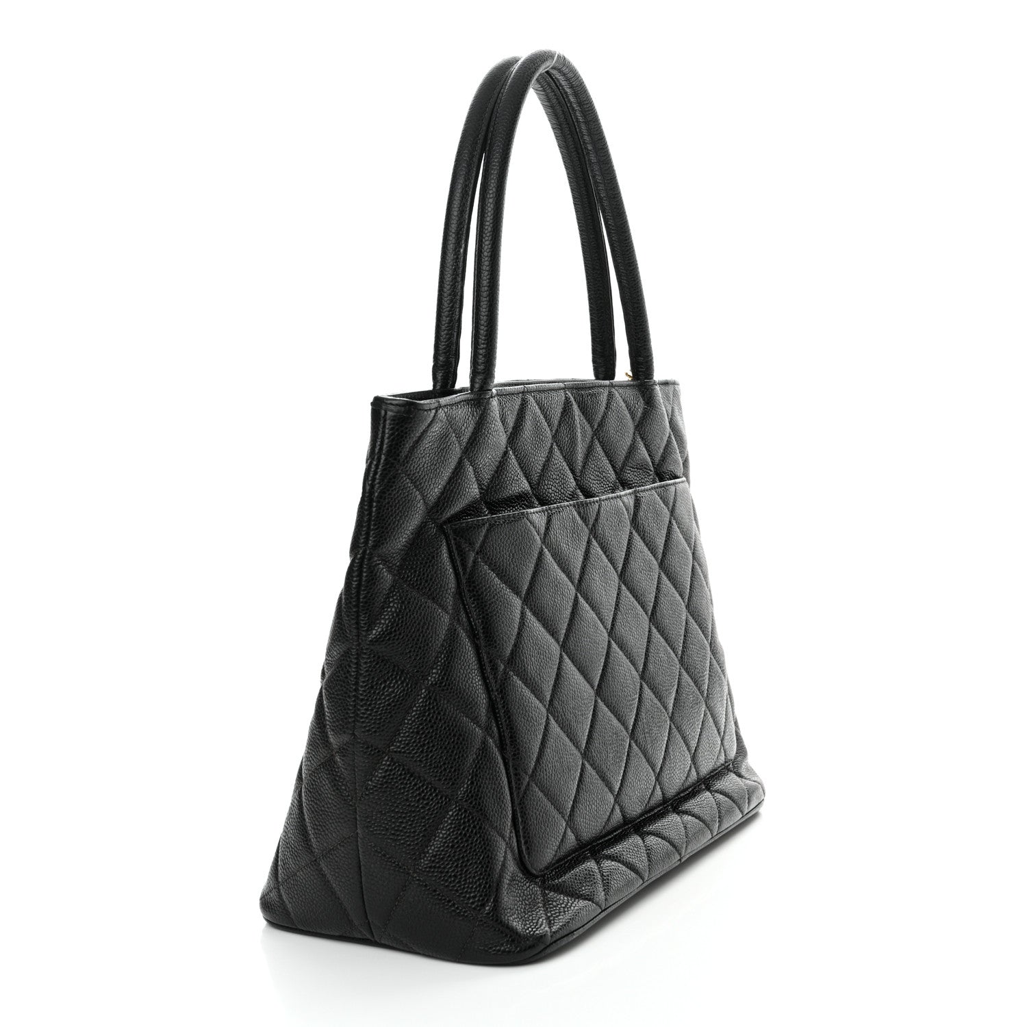 Chanel Caviar Quilted Medallion Tote Black 4 of 17