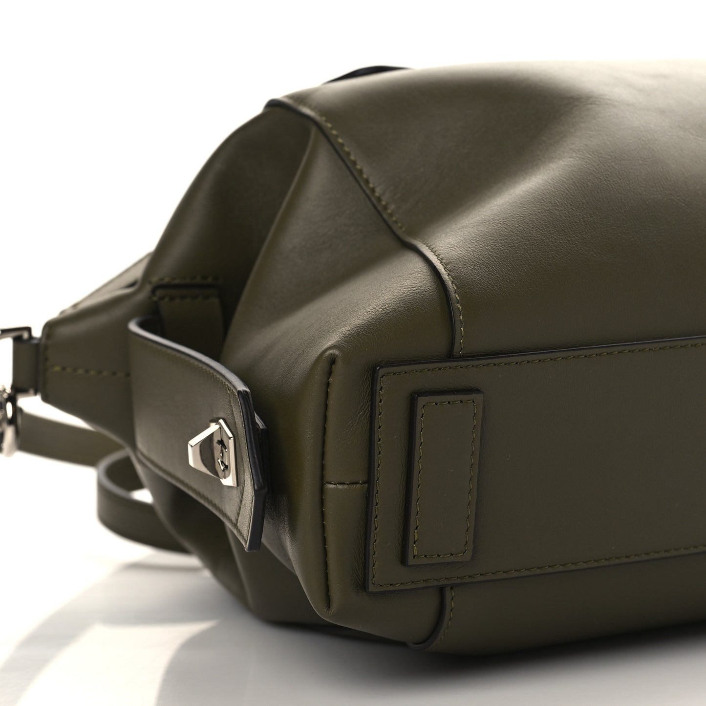 Smooth Calfskin Small Soft Antigona Dark Khaki