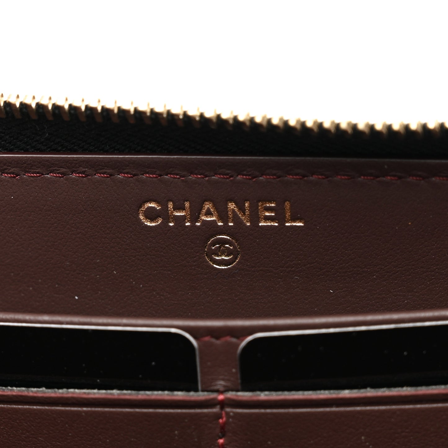 Aged Calfskin Quilted Lucky Charms 2.55 Reissue Zip Around Wallet Black