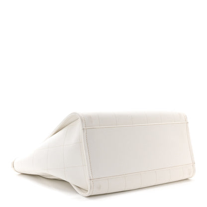 Chanel Cotton Medium Deauville Tote White 4 of 10