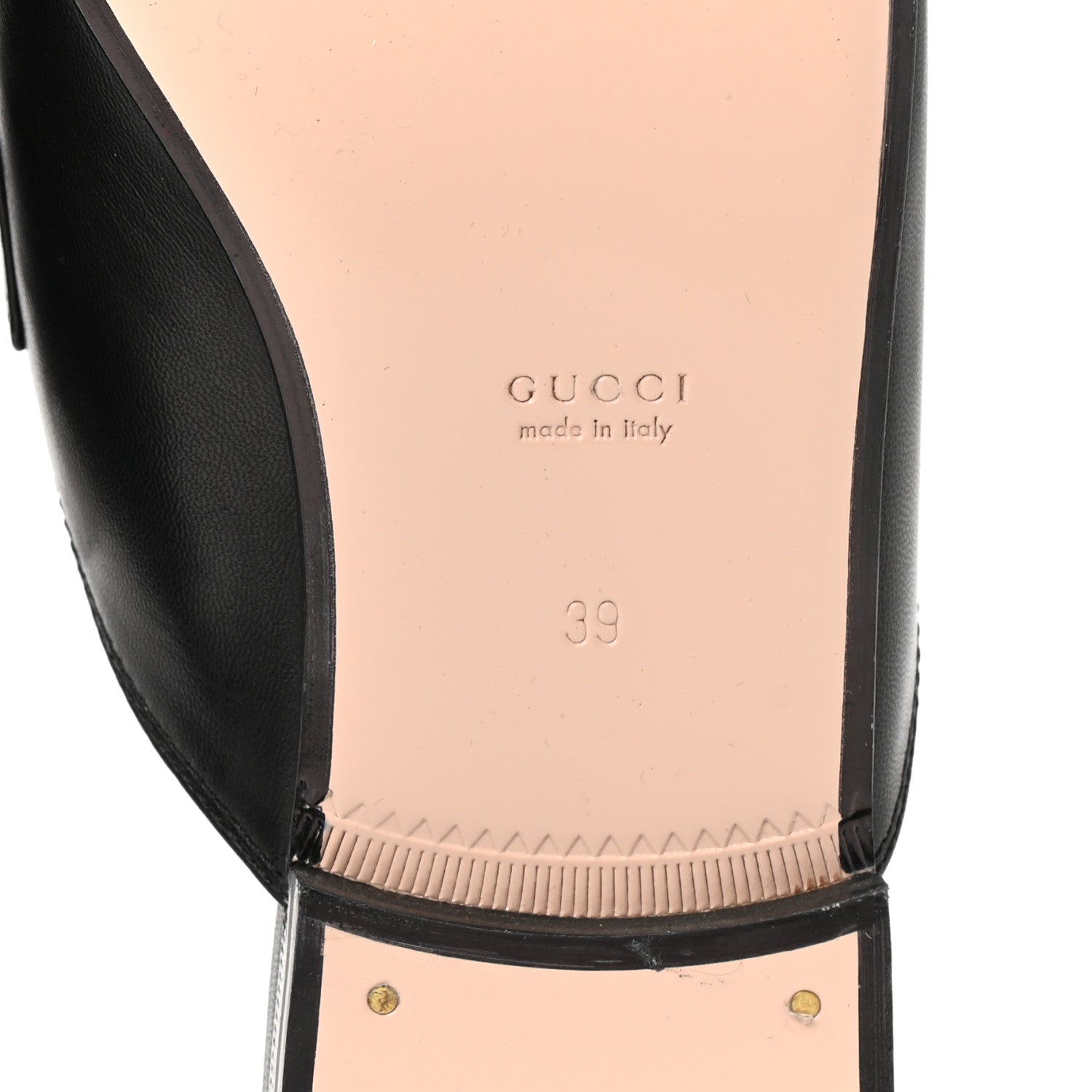 Gucci Malaga Kid Web Womens Princetown Slippers 39 Black 6 of 8