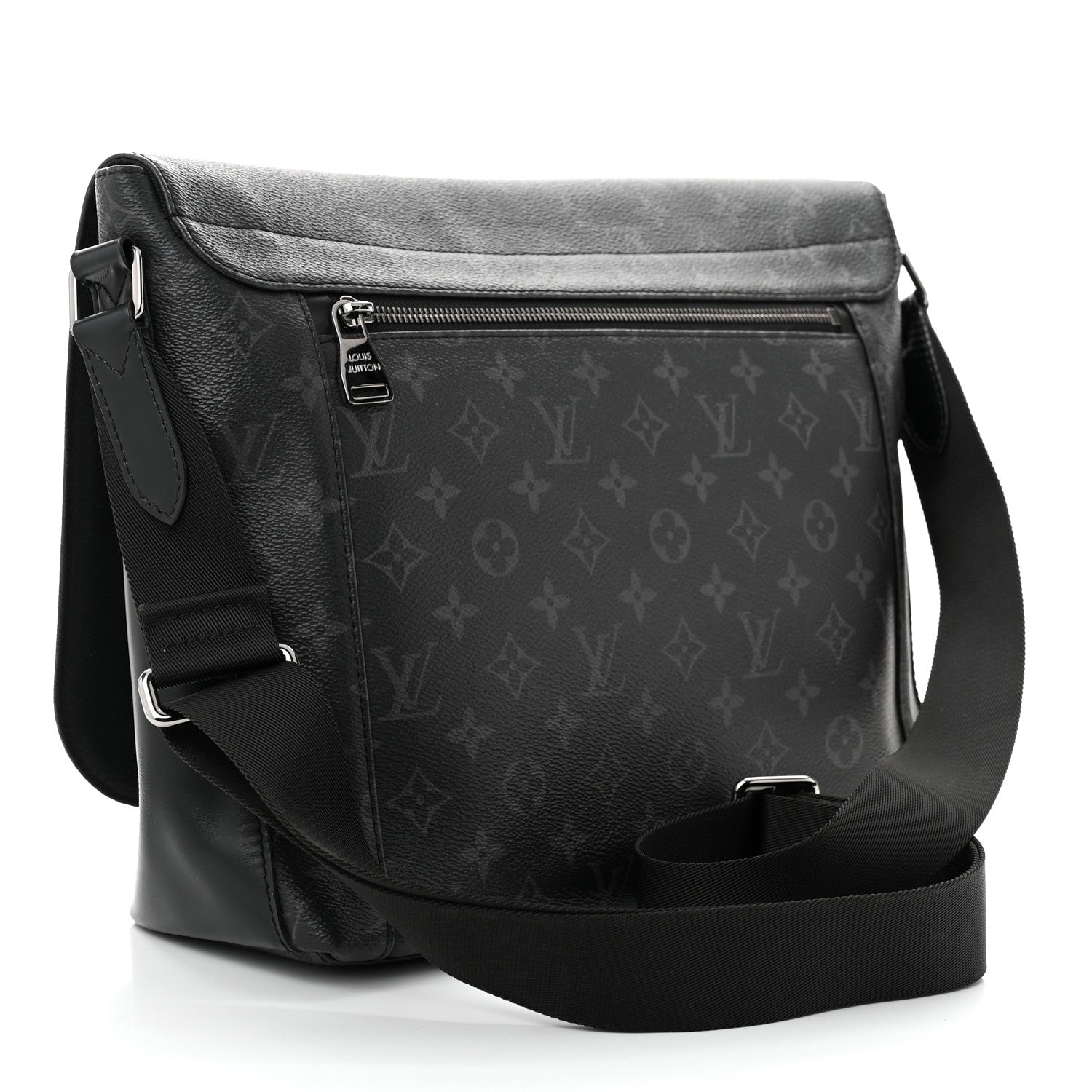 Louis Vuitton Monogram Eclipse Explorer MM Black 3 of 9