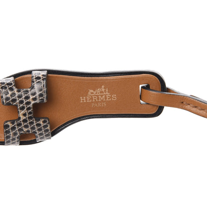 Hermes Lizard Butler Calfskin Hunter Oran Nano Bag Charm Ombre 3 of 5