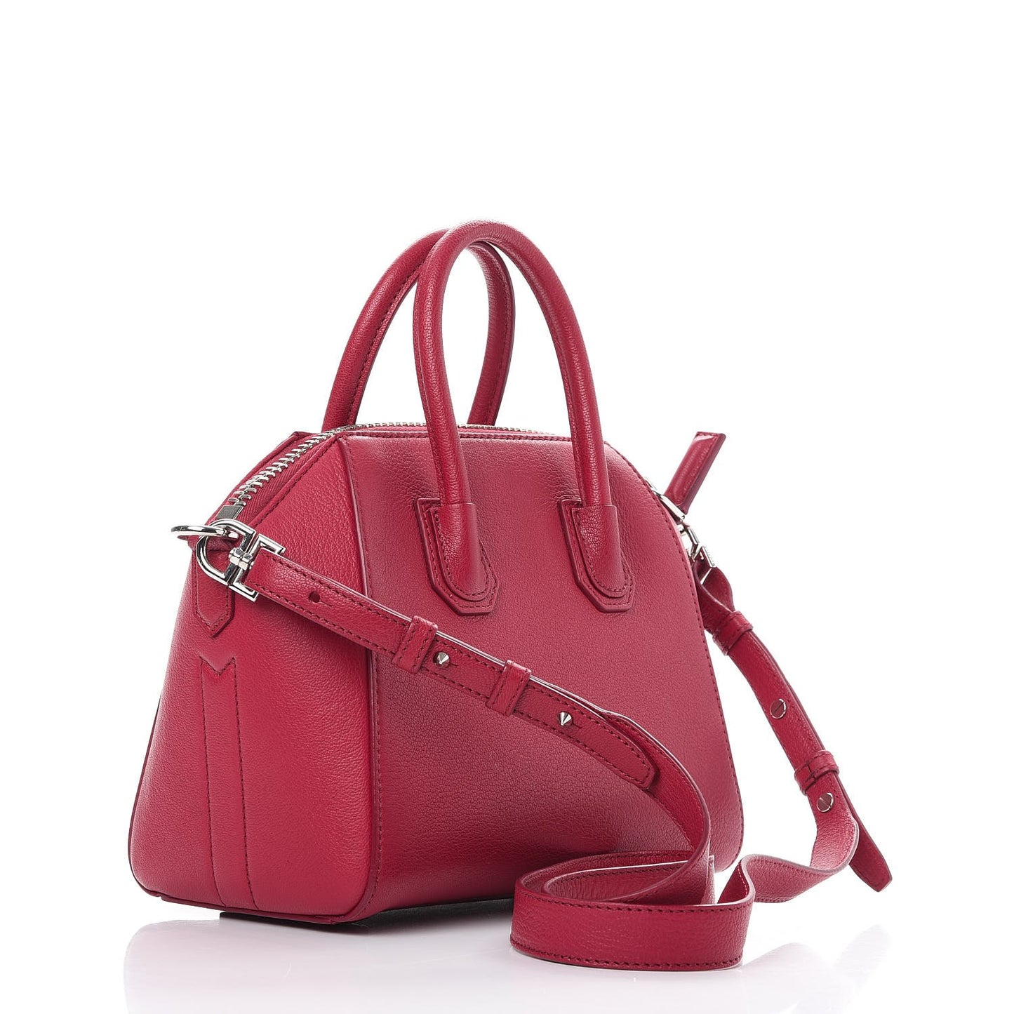 Sugar Goatskin Mini Antigona Raspberry