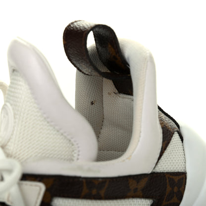 Louis Vuitton Patent Monogram LV Archlight Sneakers 37.5 White 21 of 22