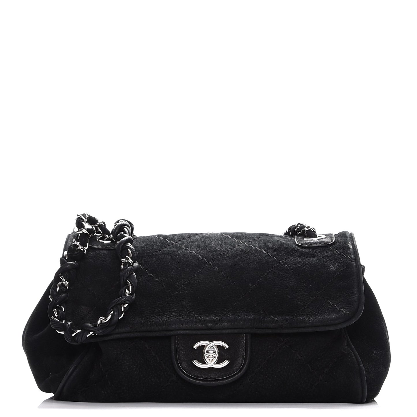 Suede Ultimate Stitch Flap Black
