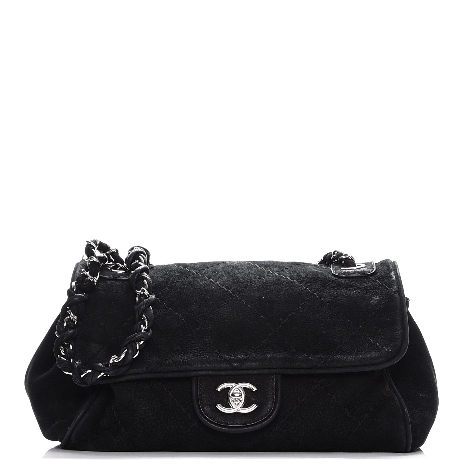Chanel Suede Ultimate Stitch Flap Black 1 of 10