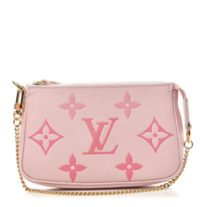 Louis Vuitton Empreinte Monogram Giant By The Pool Mini Pochette Accessories Bouton De Rose 1 of 9