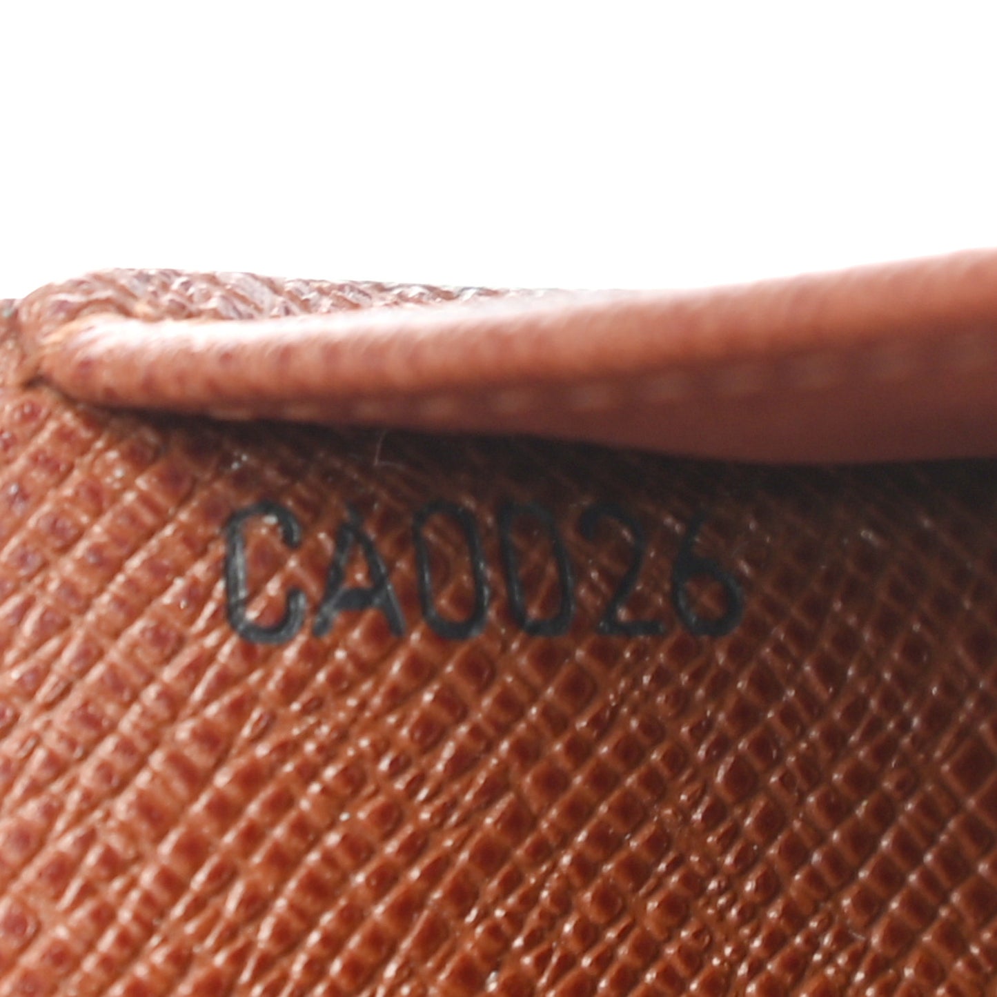 Monogram Checkbook Holder Case Wallet