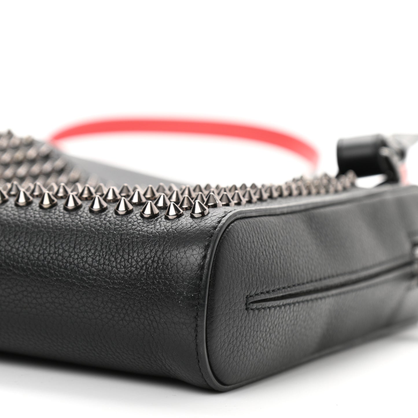 Calfskin Spikes Benech Reporter Messenger Black