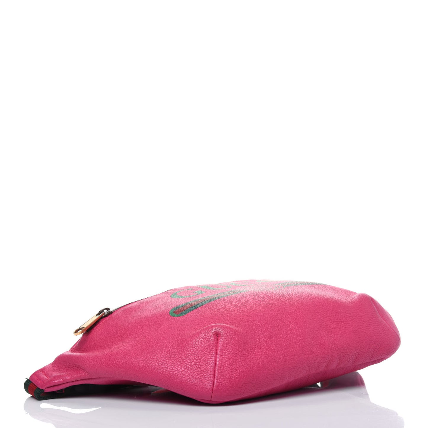 Grained Calfskin Logo Belt Bag Pink