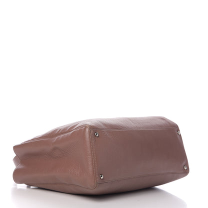 Chanel Calfskin Cerf Executive Shopper Tote Light Brown 3 of 11